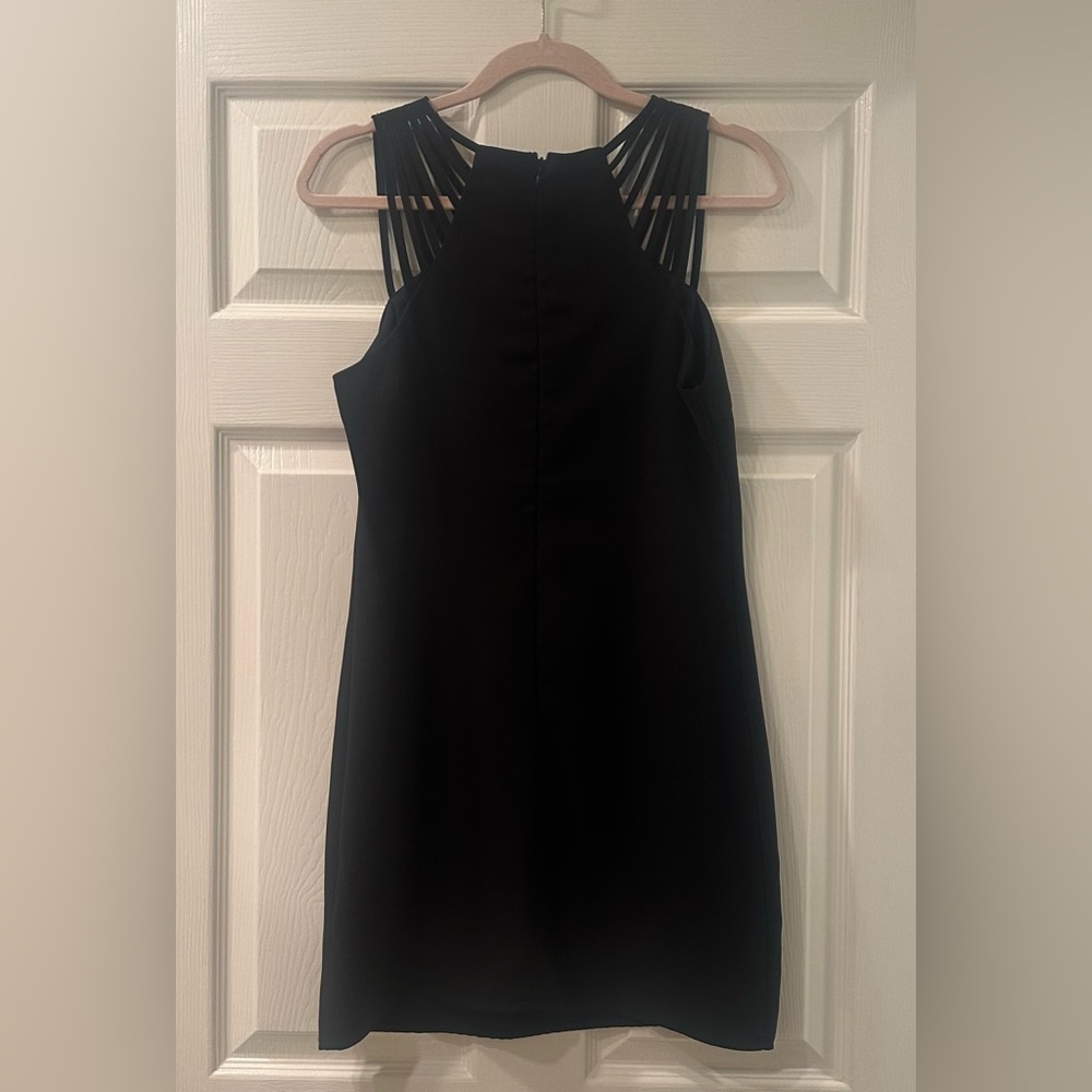 Mini Black Sheath Dress - Picture 2 of 9